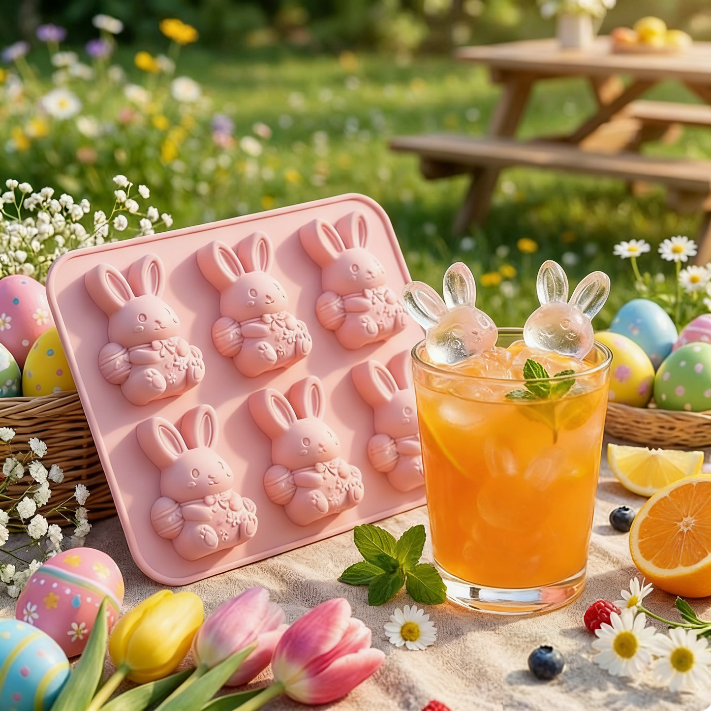 ⏳Last Day Special Price $8.99!!🐮 Mini Highland Cow Ice Cube Mold – Cute 3D Ice for Drinks, Parties & Gifts