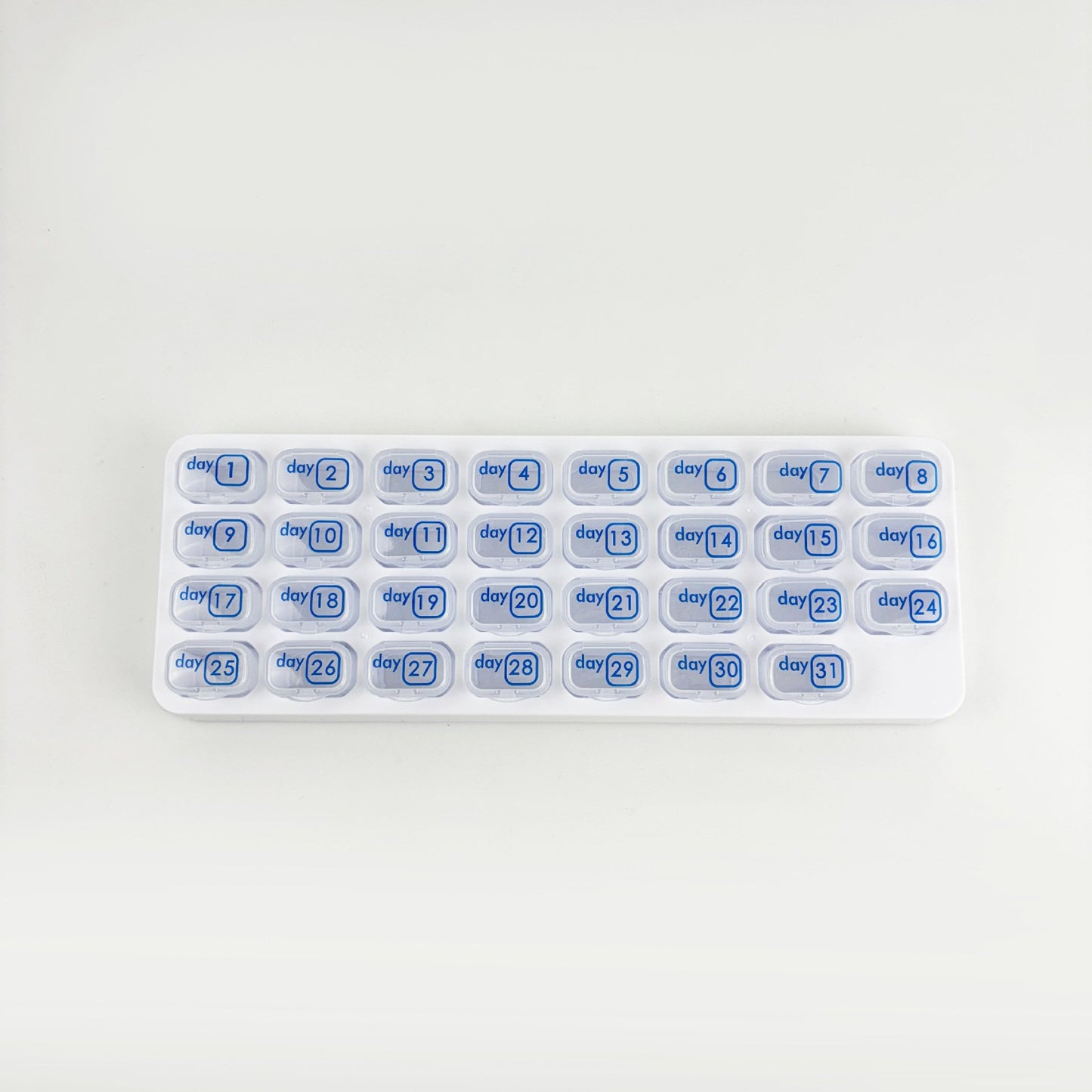 ๐31 Days Pill Box-Monthly Pill Organizer-Arthritis-Friendly Easy-Open Lids