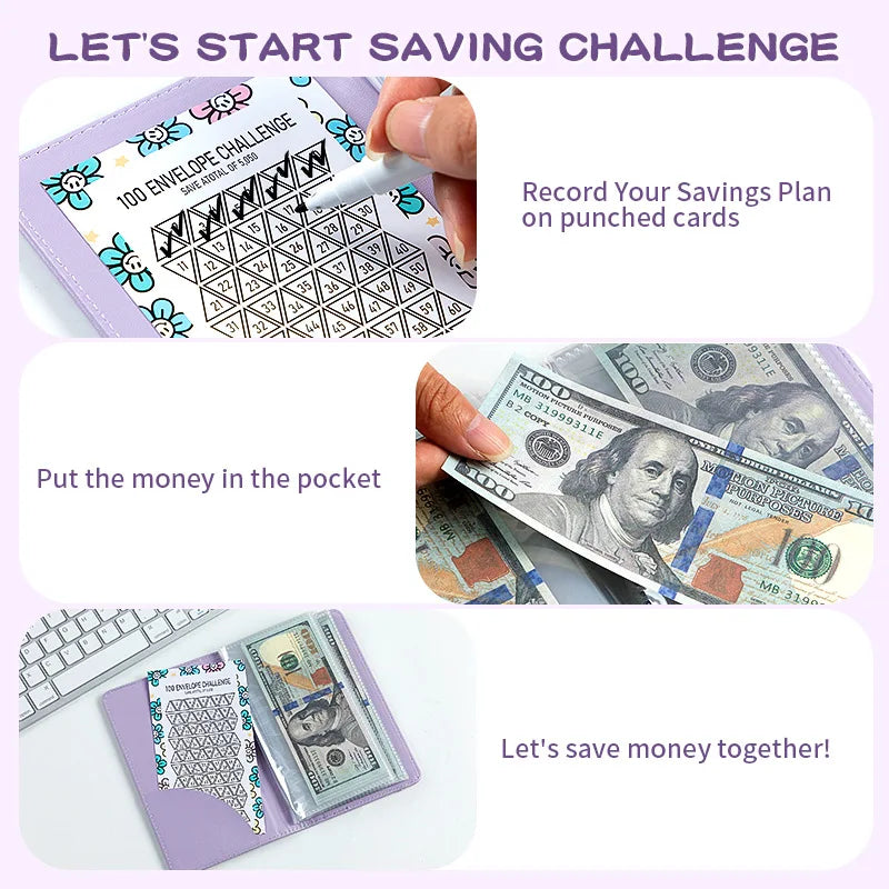 ⏳LAST DAY SALE 70% OFF✉️Savings Challenges Book with Envelopes💸