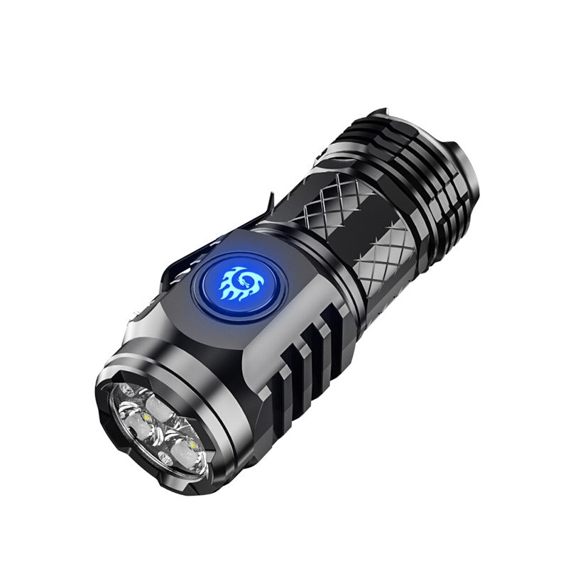 🔥🔥48%OFF NOW!Three-eyed Monster Mini Flash Super Power Flashlight