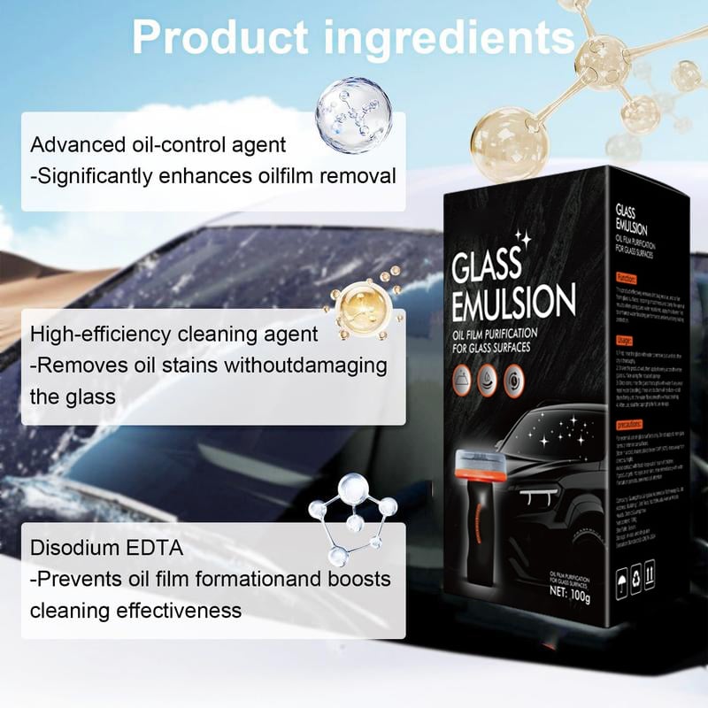 🔥Hot Sale 60% OFF!!⚡50K+ SOLD!🔥2026 Multifunctional Handheld Glass Oil-Film Remover