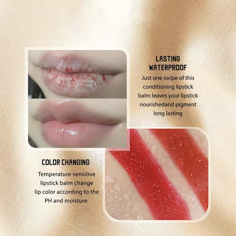 ⏰Only $9.99 Last Day Promotion!🎁- ✨Transferproof Color-Changing Lipstick💄CrystalClear Color Alchemy 💋 Auto-Tints on Contact!