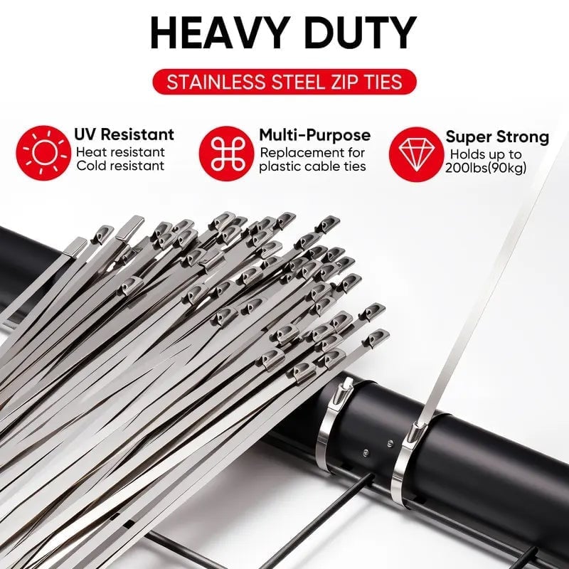 Aless™ Heavy Duty Stainless Steel Tie Gun Kit