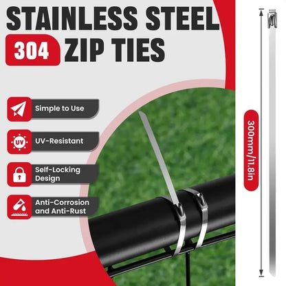 Aless™ Heavy Duty Stainless Steel Tie Gun Kit