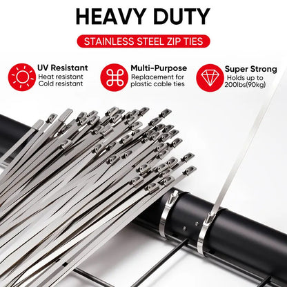 Aless™ Heavy Duty Stainless Steel Tie Gun Kit