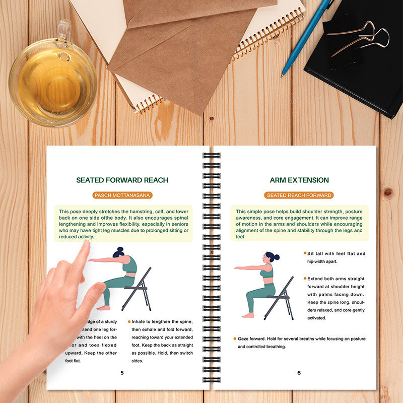 Chair Yoga for Seniors Over 60: A Complete Guide with 40+ Gentle Low-Impact Exercises for Strength, Mobility, Balance & Weight Loss