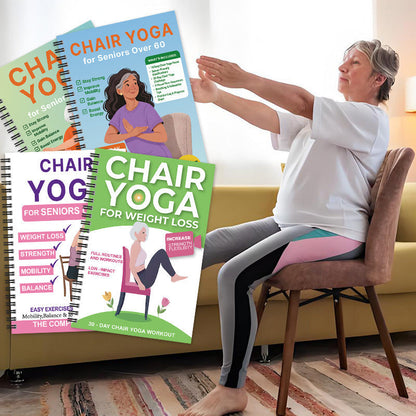 Chair Yoga for Seniors Over 60: A Complete Guide with 40+ Gentle Low-Impact Exercises for Strength, Mobility, Balance & Weight Loss