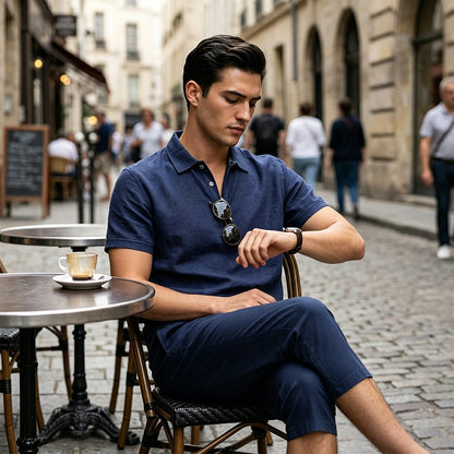 Men’s Linen Shirt and Casual Pants Set product image 8