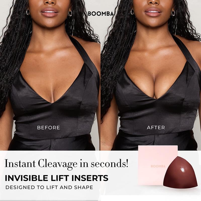 💕LAST DAY SALE ONLY $10.99!!💕OUFALI Lift Inserts for Bras – Lightly Padded, Double-Sided Adhesive👙 Reusable, Washable • Natural Lift • Seamless Under Clothing ✨