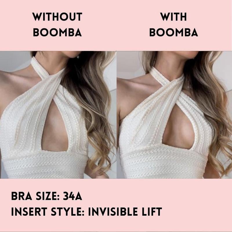 💕LAST DAY SALE ONLY $10.99!!💕OUFALI Lift Inserts for Bras – Lightly Padded, Double-Sided Adhesive👙 Reusable, Washable • Natural Lift • Seamless Under Clothing ✨
