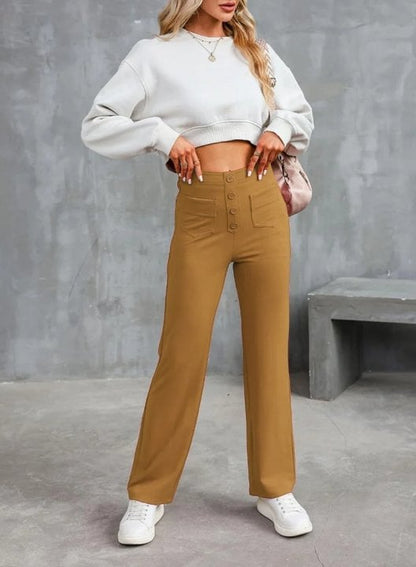 🔥BIG SALE 50%OFF🔥Women's Casual High Waist Stretch Pants