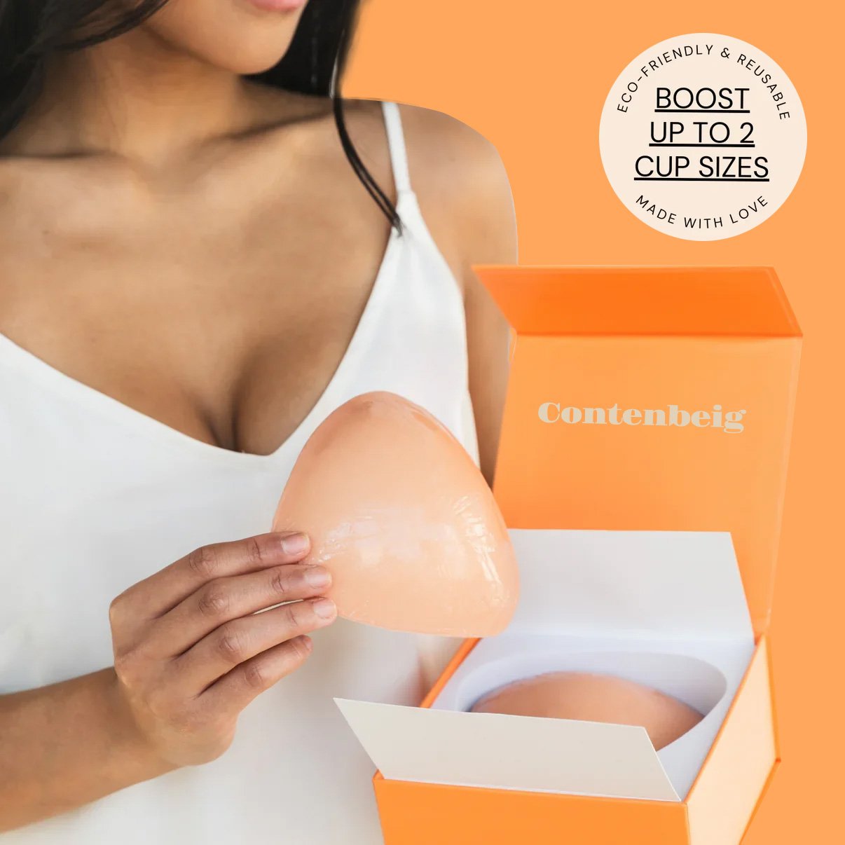 💕LAST DAY SALE ONLY $10.99!!💕OUFALI Lift Inserts for Bras – Lightly Padded, Double-Sided Adhesive👙 Reusable, Washable • Natural Lift • Seamless Under Clothing ✨