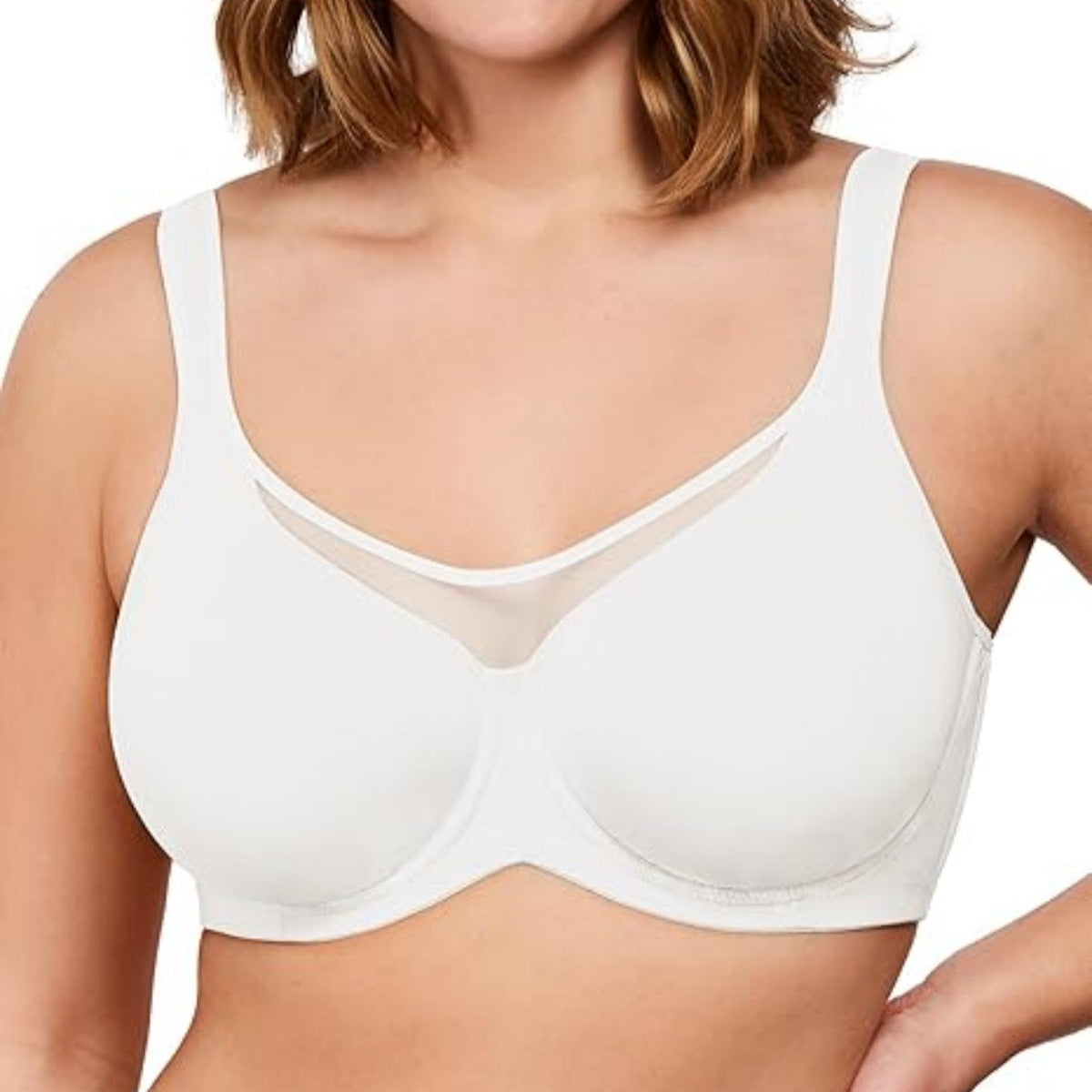⏳Hot Sale Only $10.99!!!💐🖤Women's Elegant Sheer Full Coverage Plus Size Bra