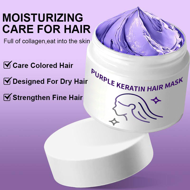 💜LAST DAY SALE 50% OFF💜Purple Keratin Hair Mask