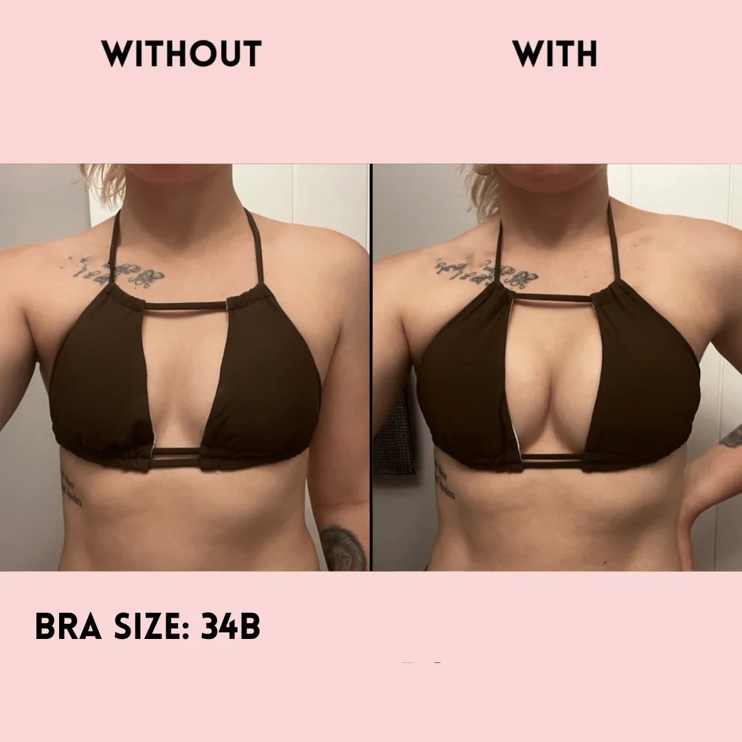 💕LAST DAY SALE ONLY $10.99!!💕OUFALI Lift Inserts for Bras – Lightly Padded, Double-Sided Adhesive👙 Reusable, Washable • Natural Lift • Seamless Under Clothing ✨