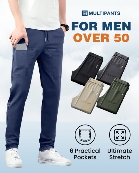 🔥Last Day Sale 70% OFF🏆MultiPants – High Stretch Multi-pocket Durable Cargo Pants