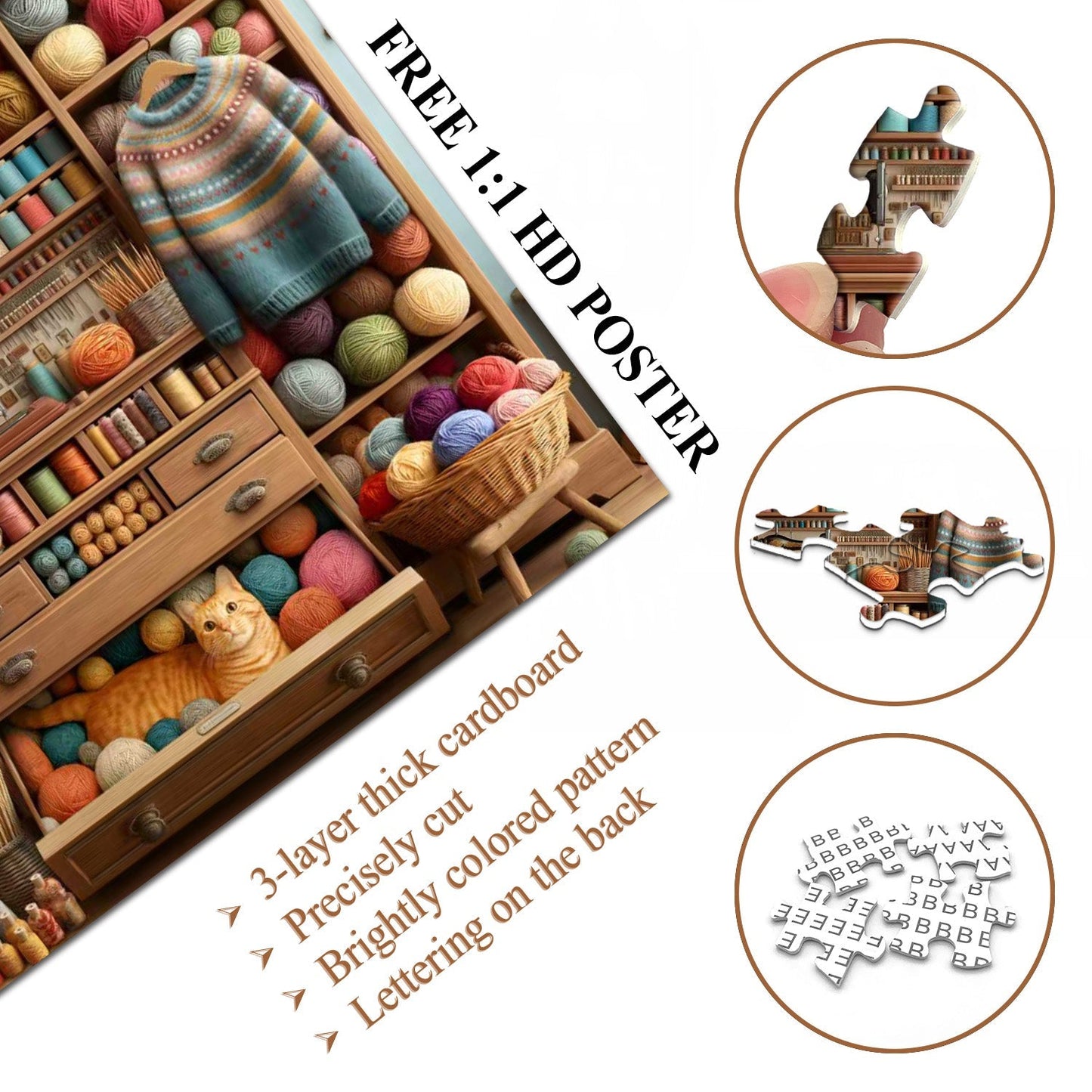 The Knitting Nook Jigsaw Puzzle 1000 Pieces