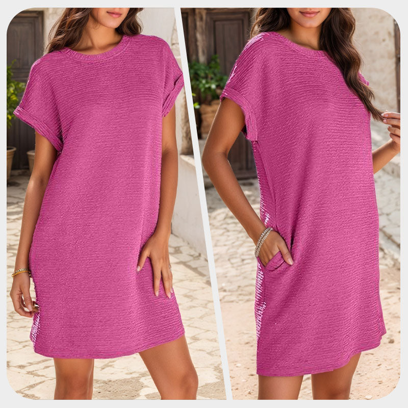 💜 LAST DAY PROMOTION - 50%OFF 💜 Women's Relaxed Pocket Dress