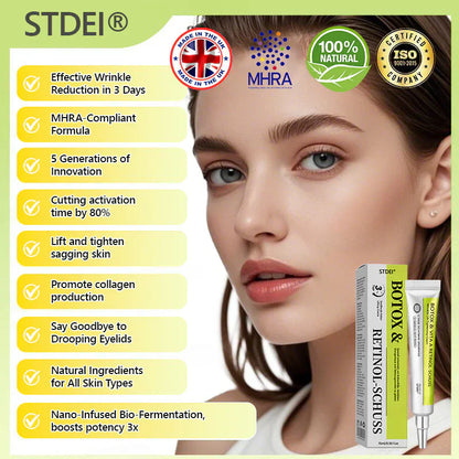 𝑶𝒇𝒇𝒊𝒄𝒊𝒂𝒍 𝑺𝒕𝒐𝒓𝒆👍| Regain youthful skin nown 💫STDEI® BOTOX & VITA A RETINOL SHOT Wrinkle Lift Tightening Cream