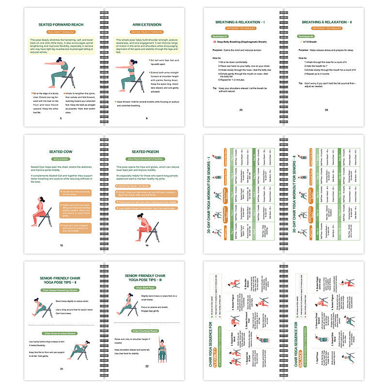 Chair Yoga for Seniors Over 60: A Complete Guide with 40+ Gentle Low-Impact Exercises for Strength, Mobility, Balance & Weight Loss
