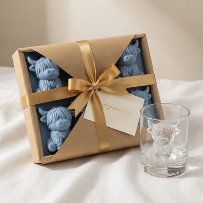 ⏳Last Day Special Price $8.99!!🐮 Mini Highland Cow Ice Cube Mold – Cute 3D Ice for Drinks, Parties & Gifts