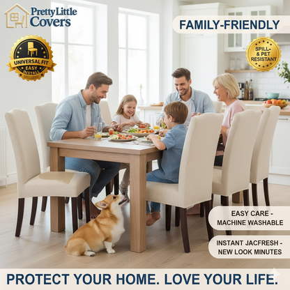 PrettyGuard™ Waterproof Chair Covers – Instantly Revive Old Chairs!