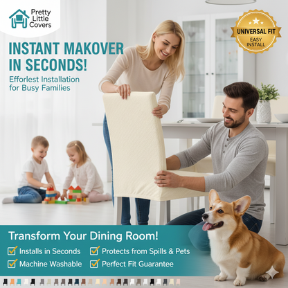 PrettyGuard™ Waterproof Chair Covers – Instantly Revive Old Chairs!