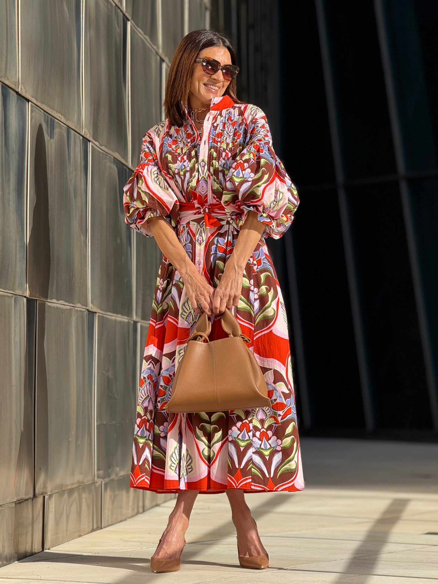 Dress Phoebe Print Red