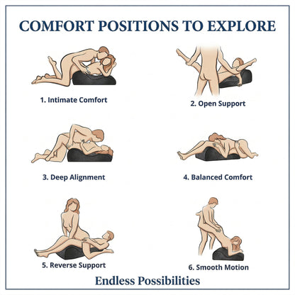 Waterproof Intimacy Support Pillow – Comfort for Every Position