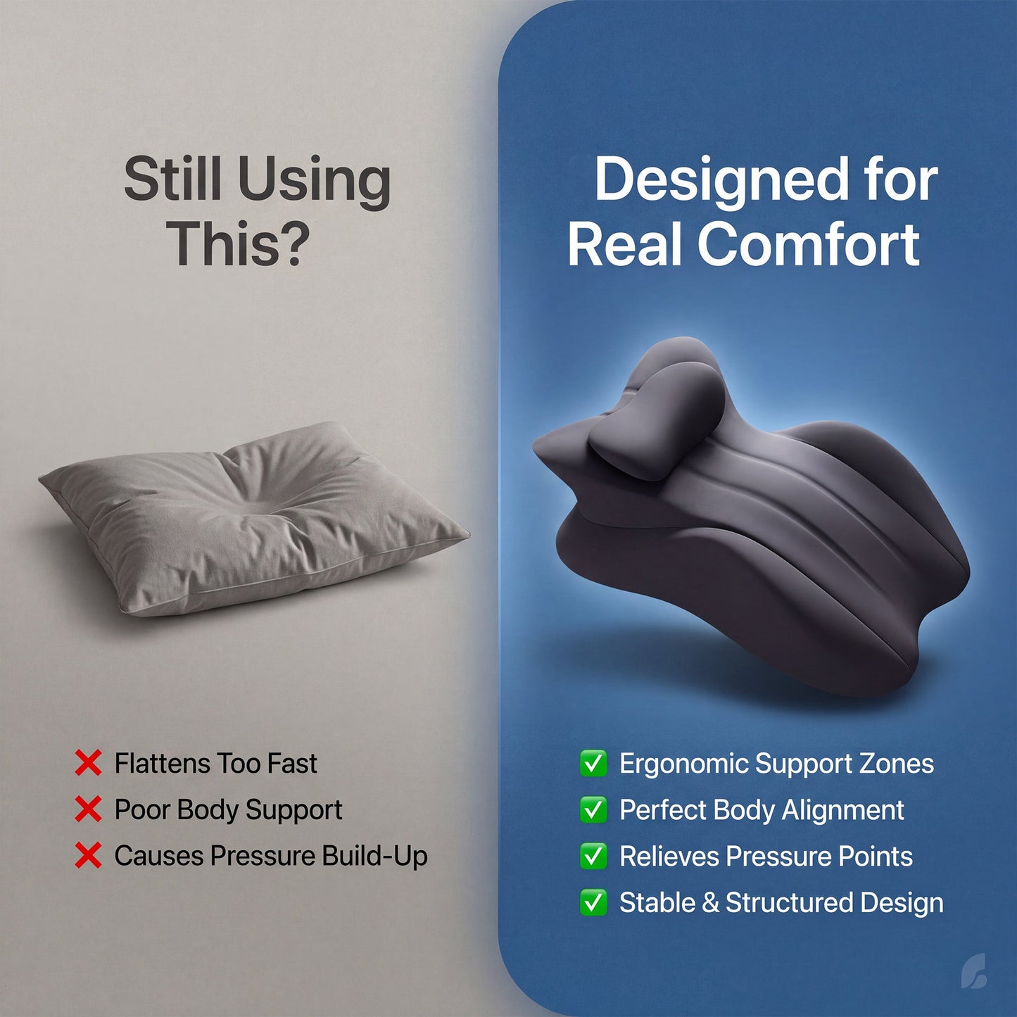 Waterproof Intimacy Support Pillow – Comfort for Every Position