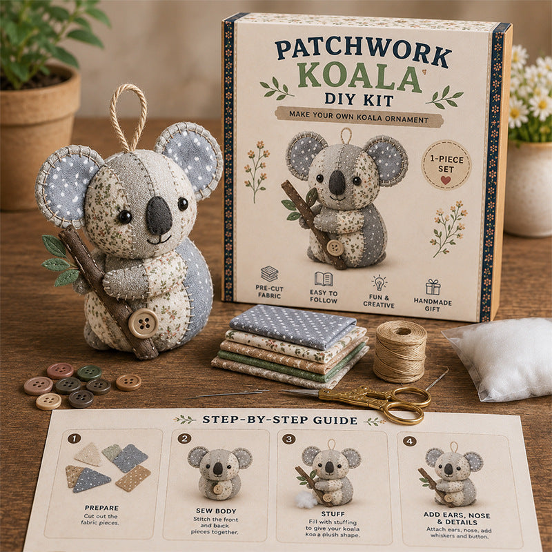 🧵 Patchwork Animals DIY Kit