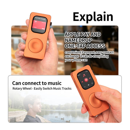 RePod Aluminum Alloy Protective Case for Apple Watch Series 4/5/6/7/8/9 and SE 1/2, Turn Your Apple Watch into a Smartphone