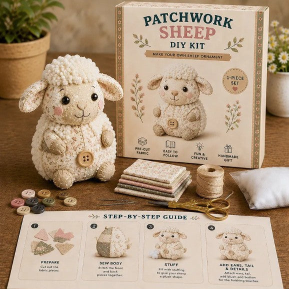 🧵 Patchwork Animals DIY Kit