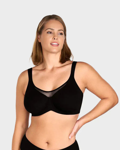 ⏳Hot Sale Only $10.99!!!💐🖤Women's Elegant Sheer Full Coverage Plus Size Bra