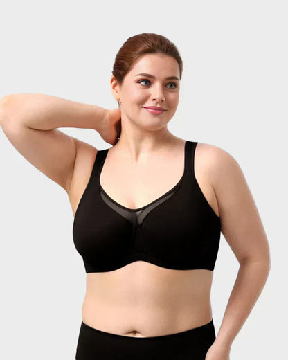 ⏳Hot Sale Only $10.99!!!💐🖤Women's Elegant Sheer Full Coverage Plus Size Bra