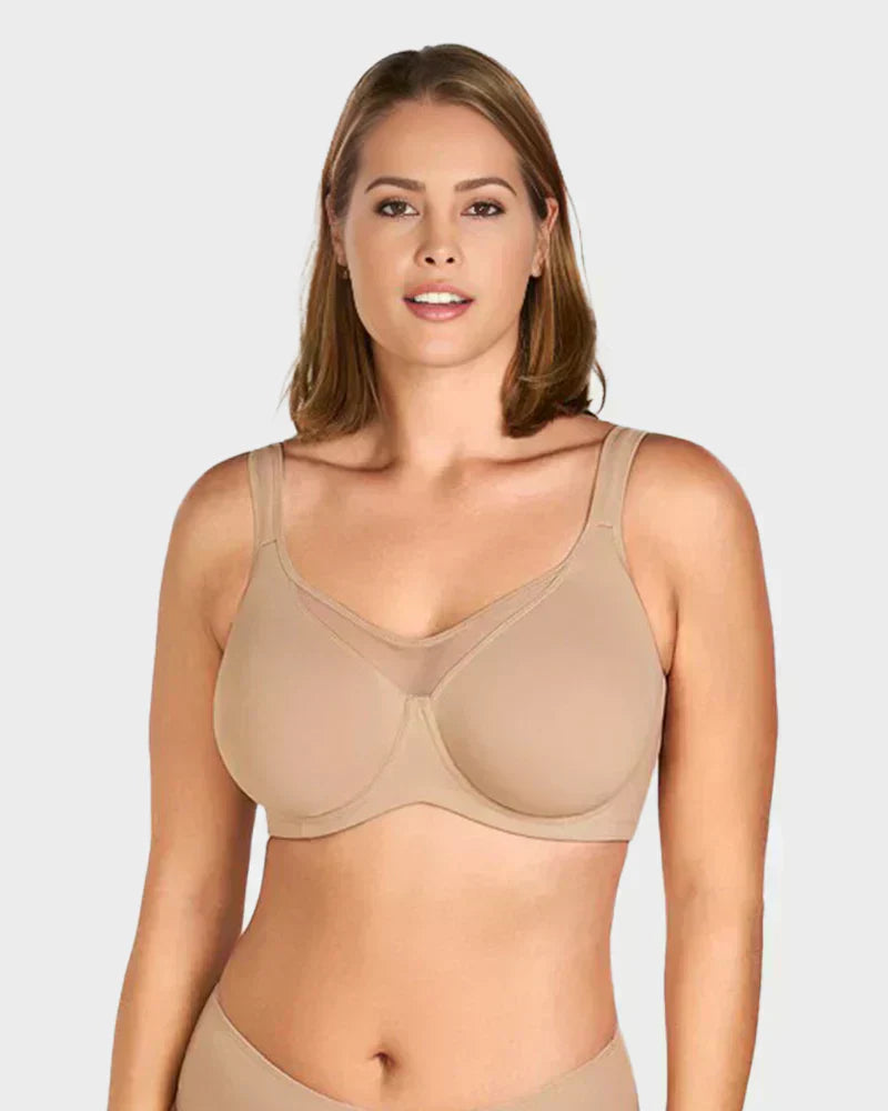 ⏳Hot Sale Only $10.99!!!💐🖤Women's Elegant Sheer Full Coverage Plus Size Bra
