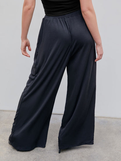 🔥LAST DAY SALE- ONLY $17.99!!⚡80K+ SOLD!💝Women's High Elastic Wide Leg Pants with Pocket