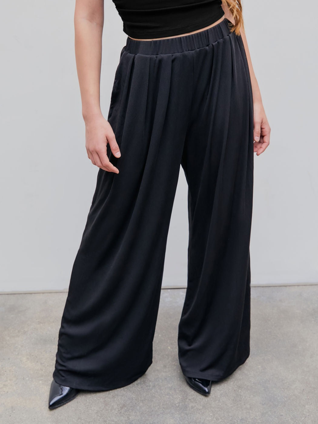 🔥LAST DAY SALE- ONLY $17.99!!⚡80K+ SOLD!💝Women's High Elastic Wide Leg Pants with Pocket