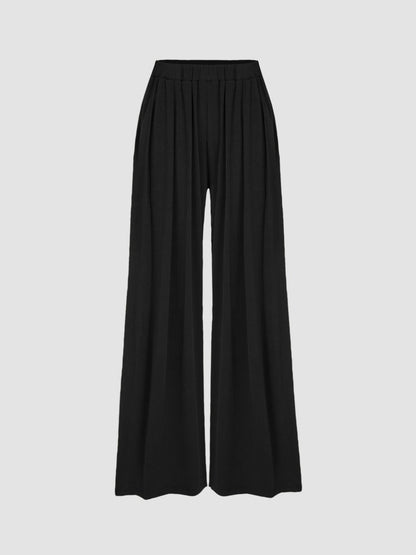 🔥LAST DAY SALE- ONLY $17.99!!⚡80K+ SOLD!💝Women's High Elastic Wide Leg Pants with Pocket