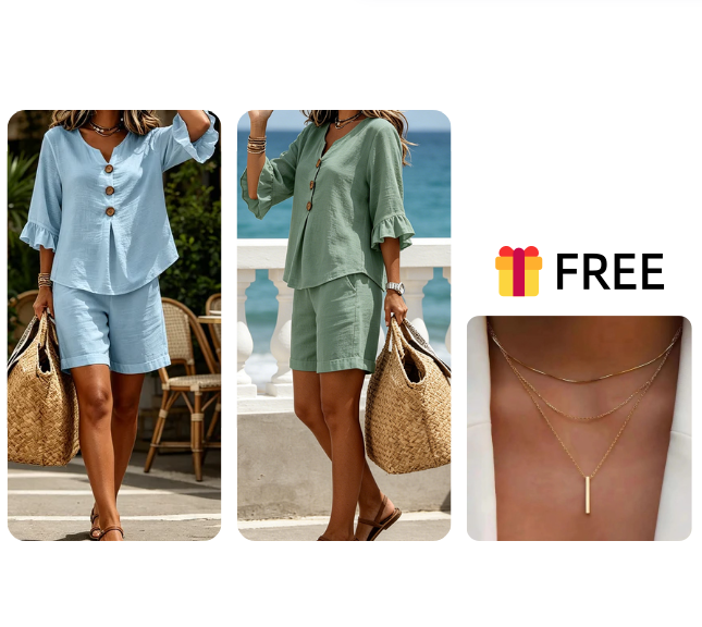 Women's Casual Cotton Two-Piece Outfit product image 17