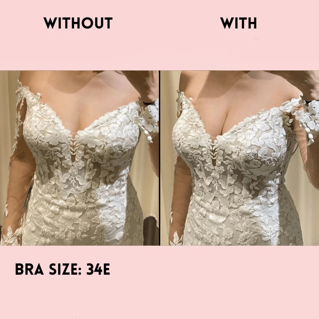 💕LAST DAY SALE ONLY $10.99!!💕OUFALI Lift Inserts for Bras – Lightly Padded, Double-Sided Adhesive👙 Reusable, Washable • Natural Lift • Seamless Under Clothing ✨