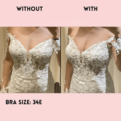 💕LAST DAY SALE ONLY $10.99!!💕OUFALI Lift Inserts for Bras – Lightly Padded, Double-Sided Adhesive👙 Reusable, Washable • Natural Lift • Seamless Under Clothing ✨