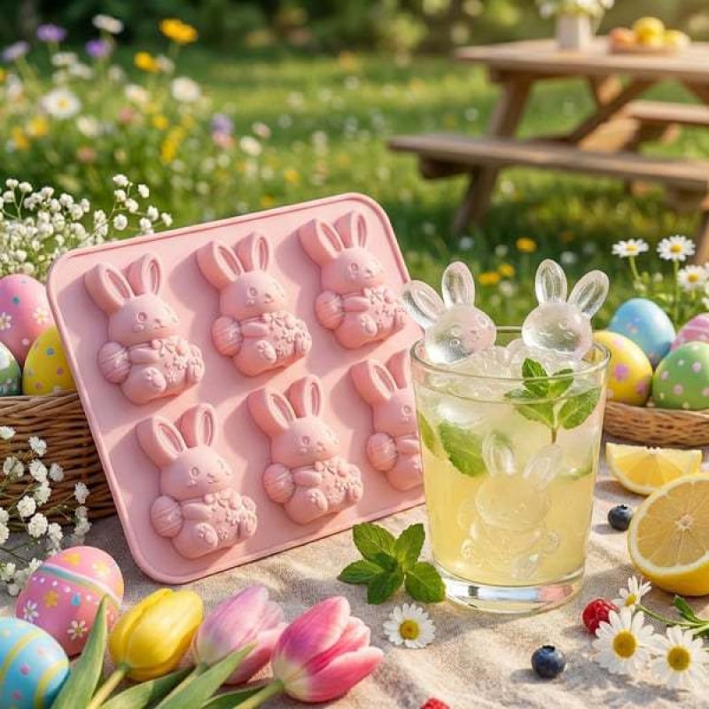 ⏳Last Day Special Price $8.99!!🐮 Mini Highland Cow Ice Cube Mold – Cute 3D Ice for Drinks, Parties & Gifts