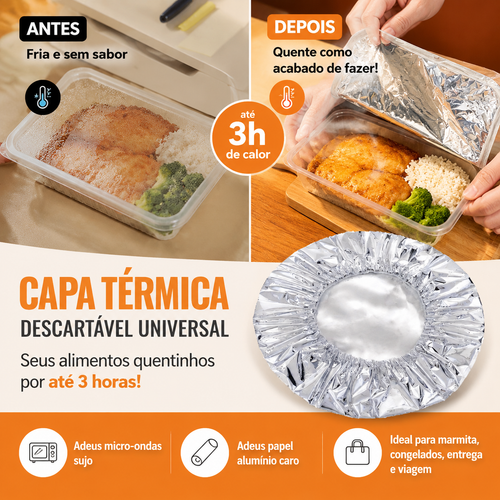 Universal Disposable Thermal Food Covers