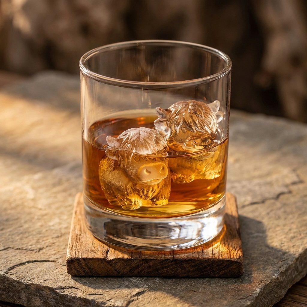⏳Last Day Special Price $8.99!!🐮 Mini Highland Cow Ice Cube Mold – Cute 3D Ice for Drinks, Parties & Gifts