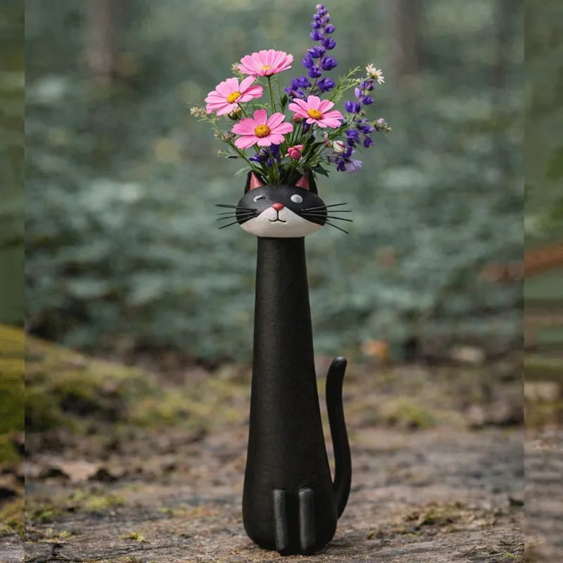 💕Mother's Day Sale - Only $13.99!🏆Flash Sale⚡50K+ SOLD! 😻Handcrafted Quirky Cat Vase
