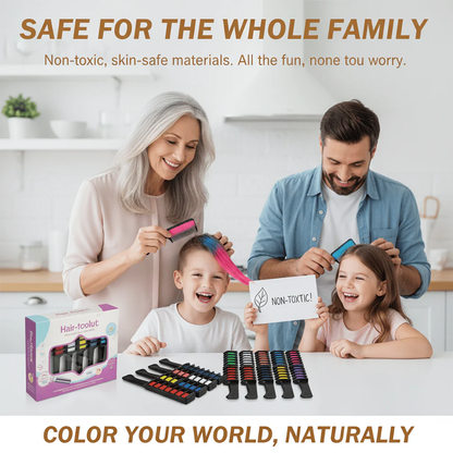 📢📢Buy 2 Get 1 Free⏰Temporary Hair Dye Chalk Comb- Cruelty Free