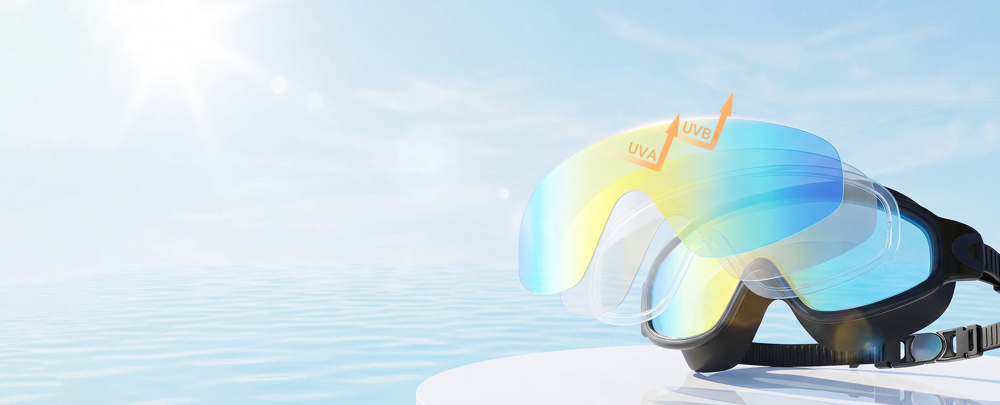 Anti-Fog Swimming Goggles 2-Pack with UV Protection product image 10