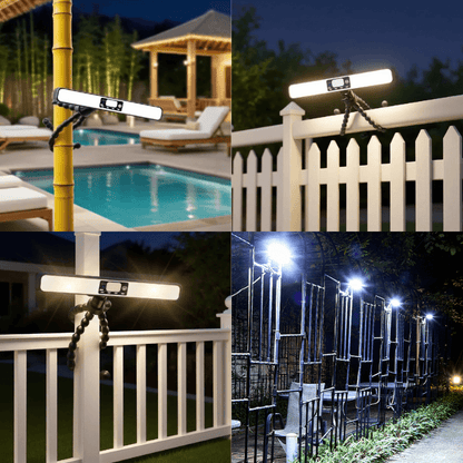 Solar Powered 180° BBQ Grill Lights for Outdoor Grill