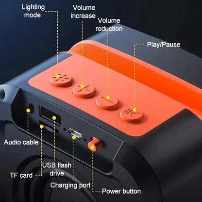 ✨Best Sale✨Mini Wireless Bluetooth Speaker Bass Charge Stereo Sound